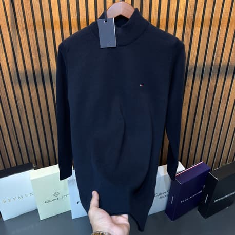 Tommy Hilfiger Balıkçı Yaka Kazak